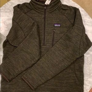 Men’s Brown Patagonia Better Sweater 1/4 ZIP